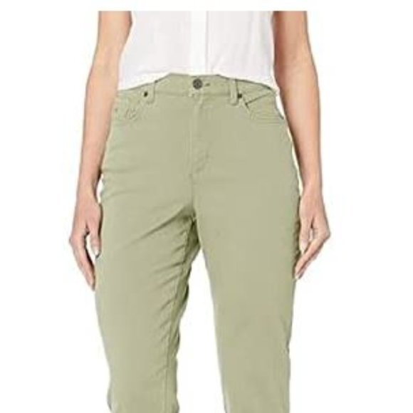 Gloria Vanderbilt Women's Classic Amanda High Rise Tapered Jean, Light Fern, 8 - Picture 2 of 3